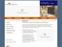 Tablet Screenshot of candmsales.com